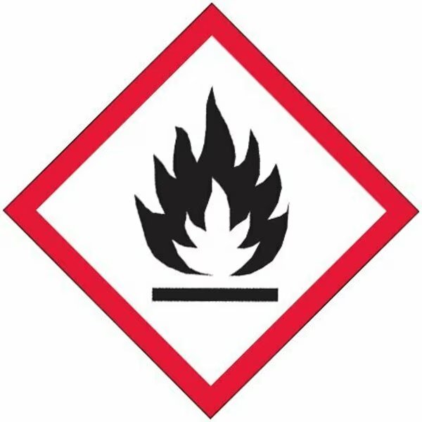 2 x 2'' Pictogram - Flame Labels, Bsc Preferred, Mfr#: S-21342